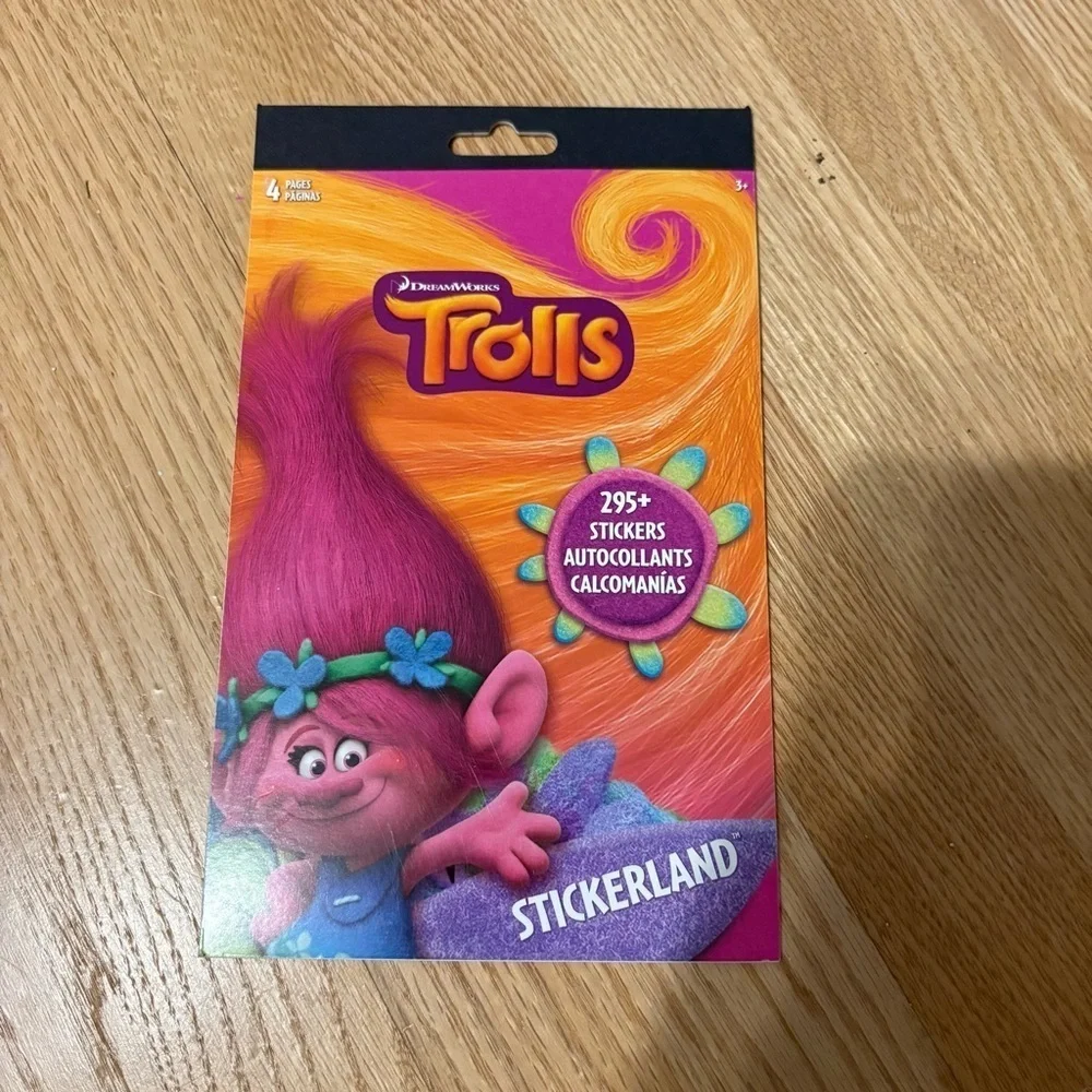 DreamWorks Trolls Stickerland NEW 295 Stickers Poppy